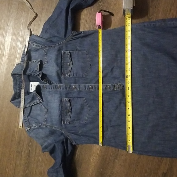 Denim Shirt Dress size Medium - Picture 11 of 12